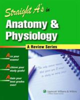 Paperback Straight A's in Anatomy and Physiology [With CDROM] Book