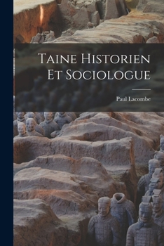 Paperback Taine Historien Et Sociologue [French] Book