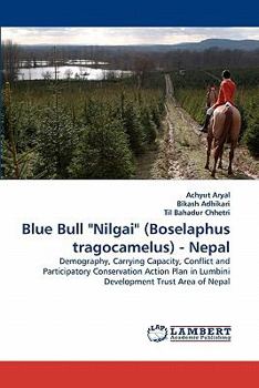 Paperback Blue Bull "Nilgai" (Boselaphus tragocamelus) - Nepal Book