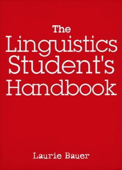 Paperback The Linguistics Student's Handbook Book