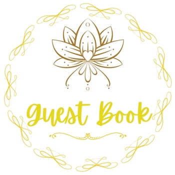 Paperback Evening Awl Guest Book Any Occasions Book White and Gold Design Book