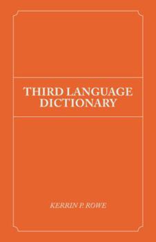 Hardcover Third Language Dictionary Book