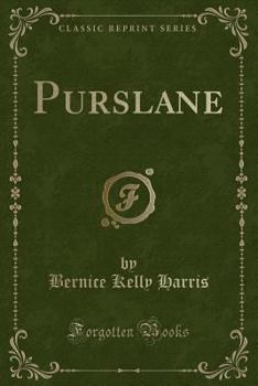 Paperback Purslane (Classic Reprint) Book