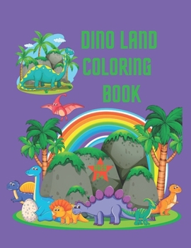 Paperback Dino Land Coloring Book