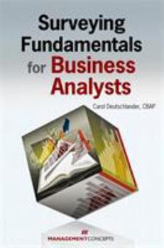 Paperback Surveying Fundamentals for Business Analysts Book