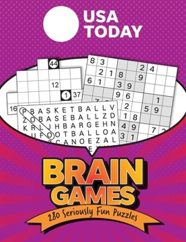 Paperback USA Today Brain Games: 280 Seriously Fun Puzzles Book