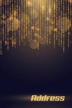 Address.: Address Book. - Contacts - (Vol. A61) Glossy Cover, Large Print, Font, 6" x 9" For Contacts, Addresses, Phone Numbers,