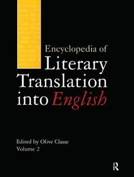 Hardcover Encyclopedia of Literary Translation Into English Book