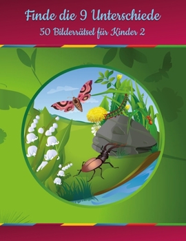 Paperback Finde die 9 Unterschiede - 50 Bilderrätsel für Kinder 2 [German] Book