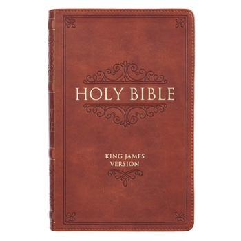 Leather Bound KJV Standard Giant Print LL Brown [Large Print] Book