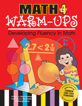 Paperback Math Warm-Ups: Developing Fluency in Math (Grade 4) Book