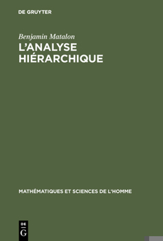 Hardcover L'analyse hiérarchique [French] Book
