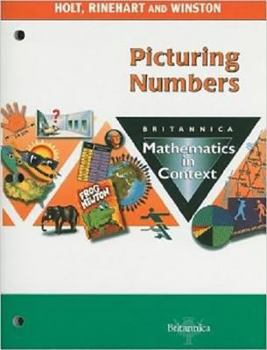 Paperback Holt Math in Context: Picturing Numbers Grade 6 Book