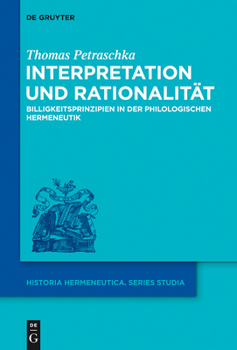Hardcover Interpretation und Rationalität [German] Book