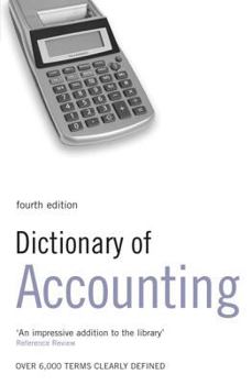 Paperback Dictionary of Accounting Book