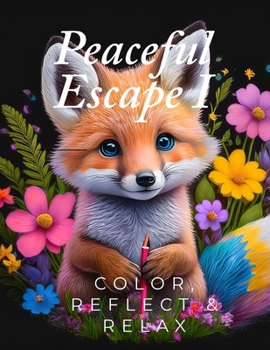 Paperback Peaceful Escape-I: Colour, Relax & Smile Book