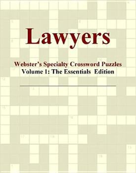 Paperback Lawyers - Webster's Specialty Crossword Puzzles, Volume 1: The Essentials Edition Book