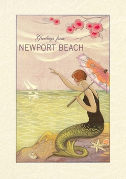 Paperback Vintage Lined Notebook Greetings from Newport Beach Book