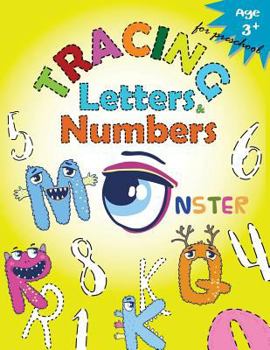 Paperback Tracing Letters and Numbers for Preschool(Monster): Kindergarten Tracing Workbook Book