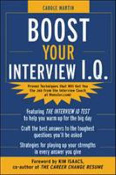 Paperback Boost Your Interview IQ Book