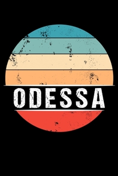 Paperback Odessa: 100 Pages 6 'x 9' - Travel Journal or Notebook Book