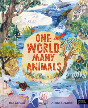 Hardcover One World, Many Animals Book