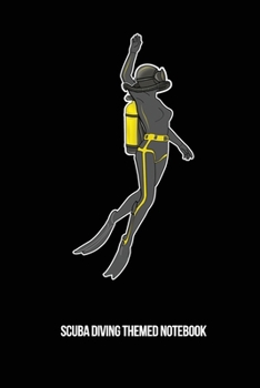 Scuba Diving Themed Notebook: 6x9in Diver College Ruled Lined Notebook Paper Notepad Paperback Log-Book Sheets Planner Pages Students School