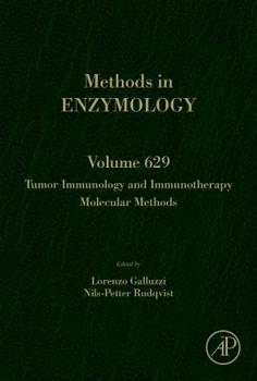 Hardcover Tumor Immunology and Immunotherapy - Molecular Methods: Volume 629 Book
