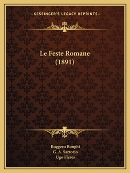 Paperback Le Feste Romane (1891) [Italian] Book