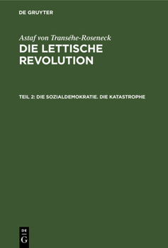 Hardcover Die Sozialdemokratie. Die Katastrophe [German] Book