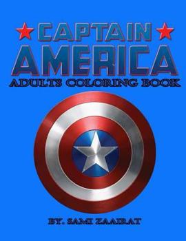 Paperback Captain America: Adults coloring book