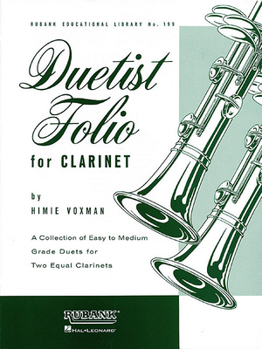 Paperback Duetist Folio for Clarinet: Easy to Medium Book