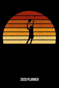 2020 Planner: Vintage Sunset Tennis Weekly & Monthly Planner 2020 - 52 Week Calendar 6 x 9 Organizer - Gift For Tennis Players And Tennis Lovers