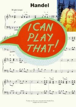 Paperback I Can Play That!: Handel Book
