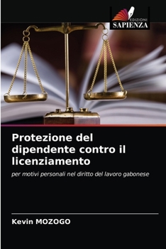 Paperback Protezione del dipendente contro il licenziamento [Italian] Book