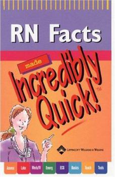 Paperback Rn Facts Made Incredibly Quick! Book