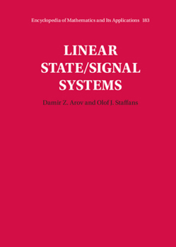 Hardcover Linear State/Signal Systems Book