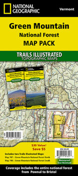 Loose Leaf Green Mountain National Forest [Map Pack Bundle] Book