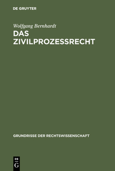 Hardcover Das Zivilprozeßrecht [German] Book