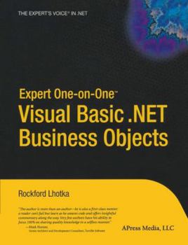 Paperback Expert One-On-One Visual Basic .Net Business Objects Book