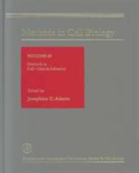 Hardcover Methods in Cell-Matrix Adhesion: Volume 69 Book