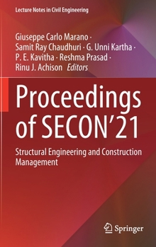 Hardcover Proceedings of Secon'21: Structural Engineering and Construction Management Book