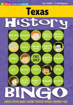 Hardcover Texas History Bingo Game! Book