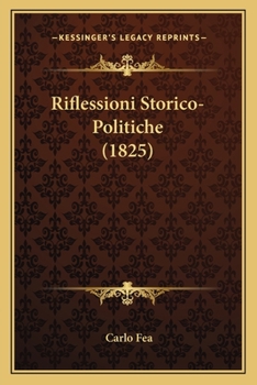 Paperback Riflessioni Storico-Politiche (1825) [Italian] Book