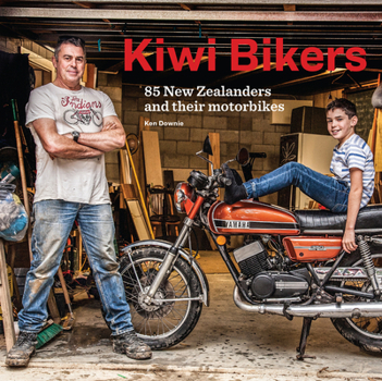 Hardcover Kiwi Bikers: 85 New Zealanders and Their Motorbikes Book