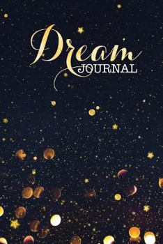 Paperback Dream Journal Gold Black: (Notebook, Diary, Blank Book) Book