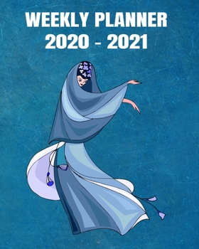 Paperback 2020-2021 Weekly Planner: 2 Year Weekly & Monthly View Organizer & Agenda with To-Do's - Comic Design Book