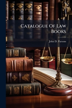 Paperback Catalogue Of Law Books Book