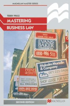 Paperback Mastering Business Law (Macmillan Master Series) Book