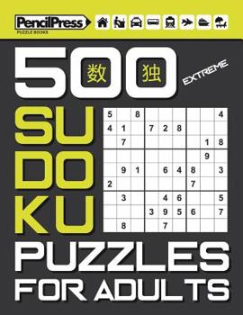 Paperback 500 Extreme Sudoku Puzzles for Adults (with answers) Book
